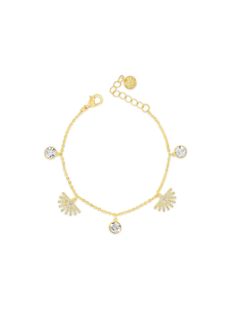 Absolute Crystal Gatsby Bracelet B2153