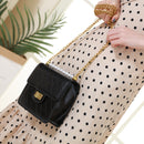 Paris Quilted Box Bag - Black