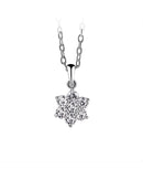 Newbridge Daisy Crystal Pendant - Silver JC201C