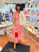 Menbur 23843 Red Platform Sandal