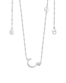 Tipperary Crystal Initial Pendants - Silver