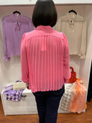 Erica Pleated Blouse Pink
