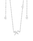 Tipperary Crystal Initial Pendants - Silver