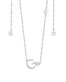 Tipperary Crystal Initial Pendants - Silver