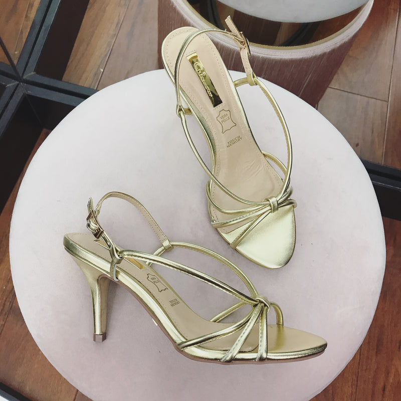Glamour ‘Sally’ Sandal - Gold
