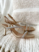 Menbur Crystal Sandals - Gold 23692