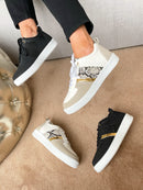 DT New York Stripe Trainers - Beige