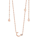 Tipperary Crystal Initial Pendants - Rose Gold