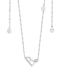 Tipperary Crystal Initial Pendants - Silver