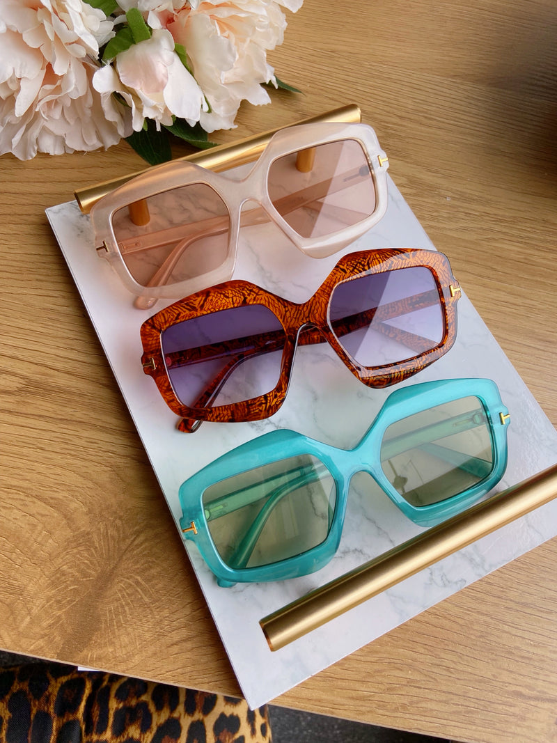 Indiah Oversized Shades - Teal