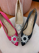 Una Healy "Dancing Queen" Diamante Stiletto’s - Vinyl Jewel