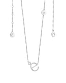Tipperary Crystal Initial Pendants - Silver