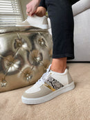 DT New York Stripe Trainers - Beige