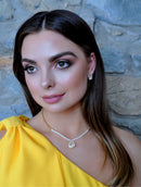 Absolute Pearl Beaded Necklace  -  Gold & Pearl N2196GL