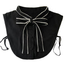 Bow Tie Shirt Collar - Black